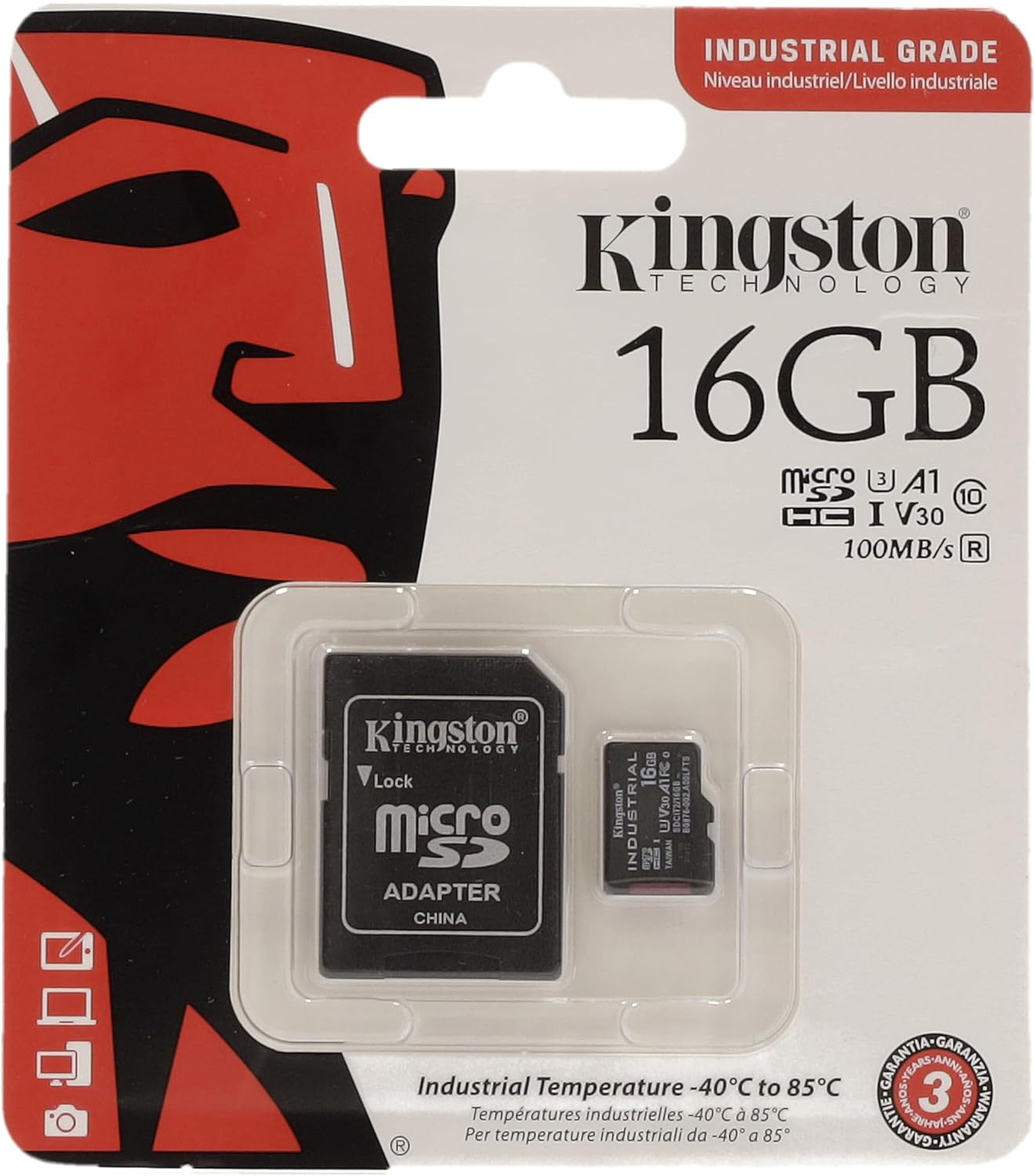 Kingston Industrial microSDHC pSLC Memory Card