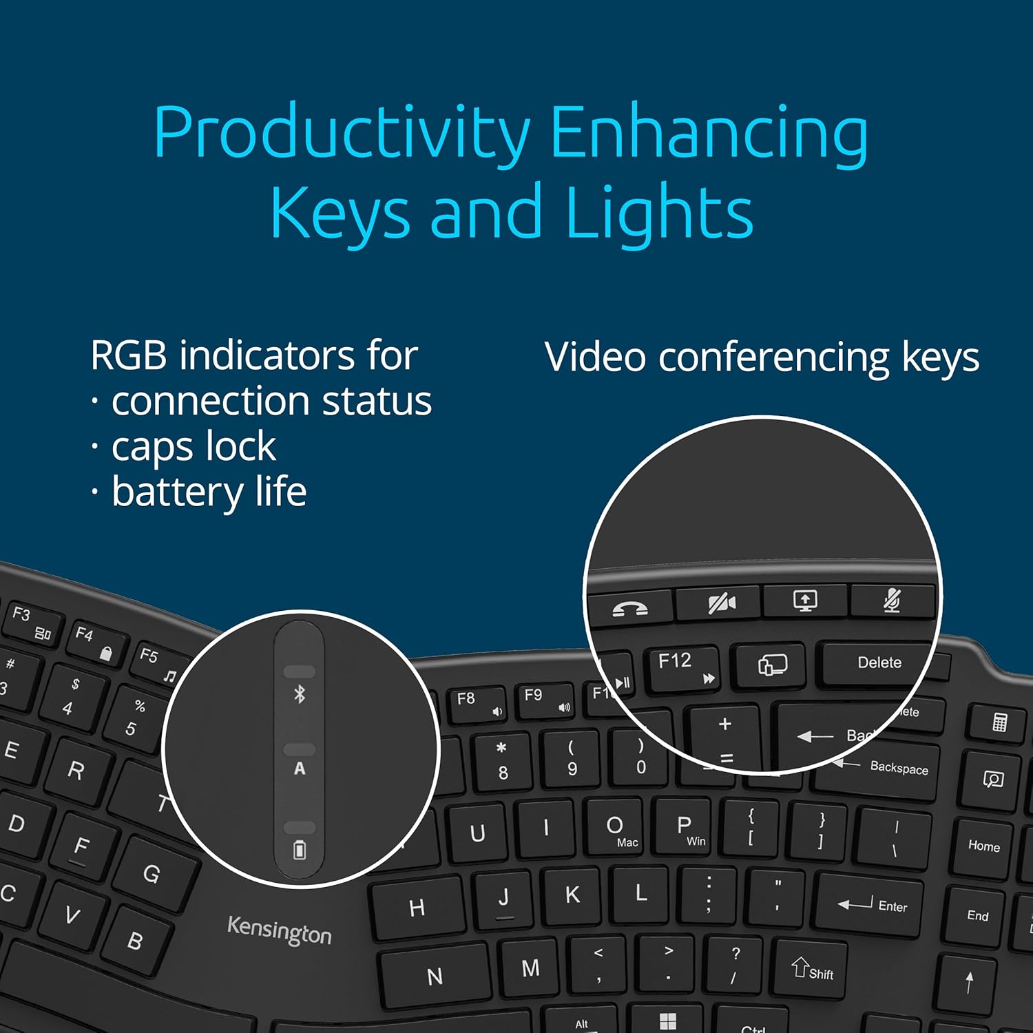 KENSINGTON Pro Fit Ergo Wireless Keyboard