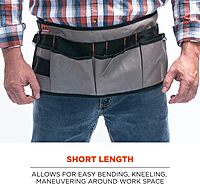 Ergodyne Arsenal 5707 Tool Work Waist Apron, 14-Pockets, Gray