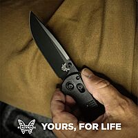 Benchmade - Redoubt 430 Tactical Knife with Black Grivory Handle (430SBK-02)