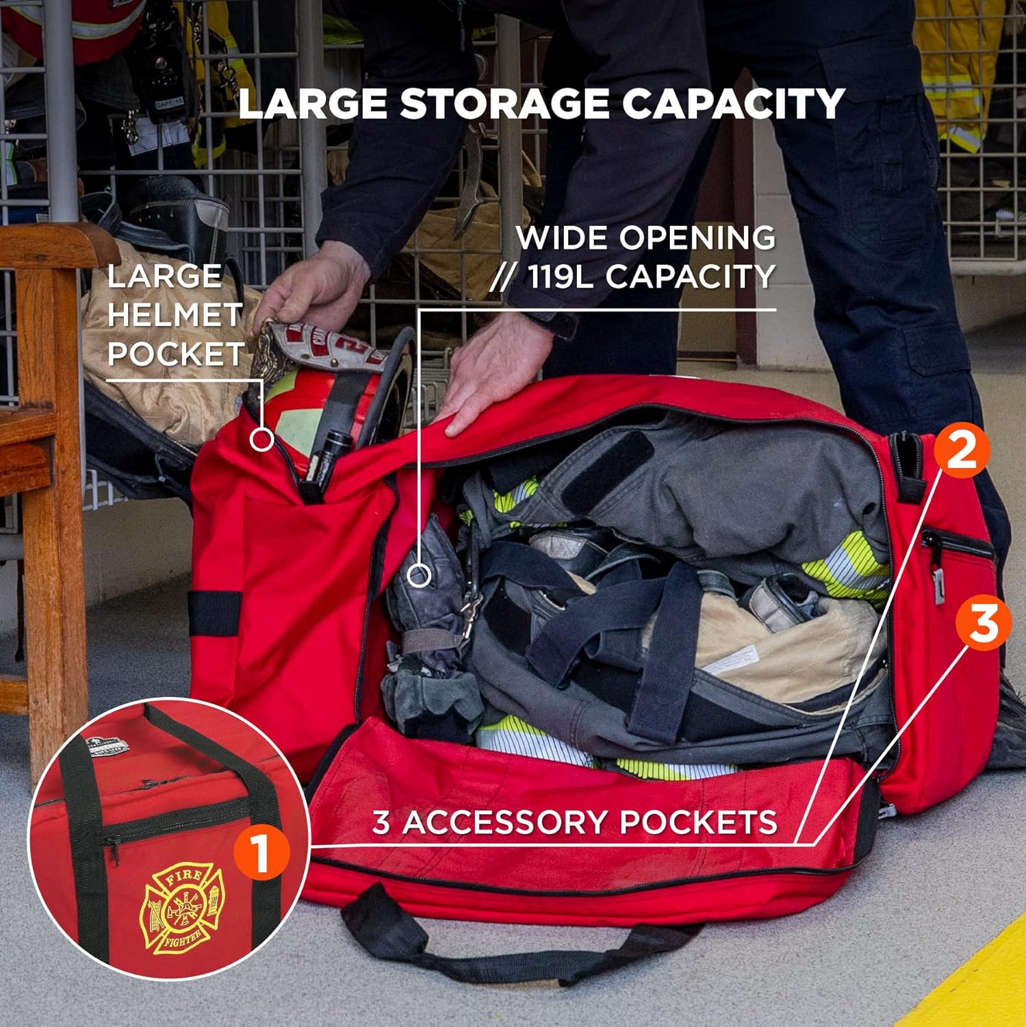 Ergodyne Arsenal 5005 Large Fire & Rescue Gear Bag