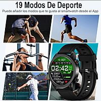 FreshFun Smartwatch Hombre y Mujer, Reloj