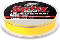 Sufix 832 Advanced Superline Braid, Hi-Vis Yellow, 10-Pound/300-Yard Spool (660-110Y)