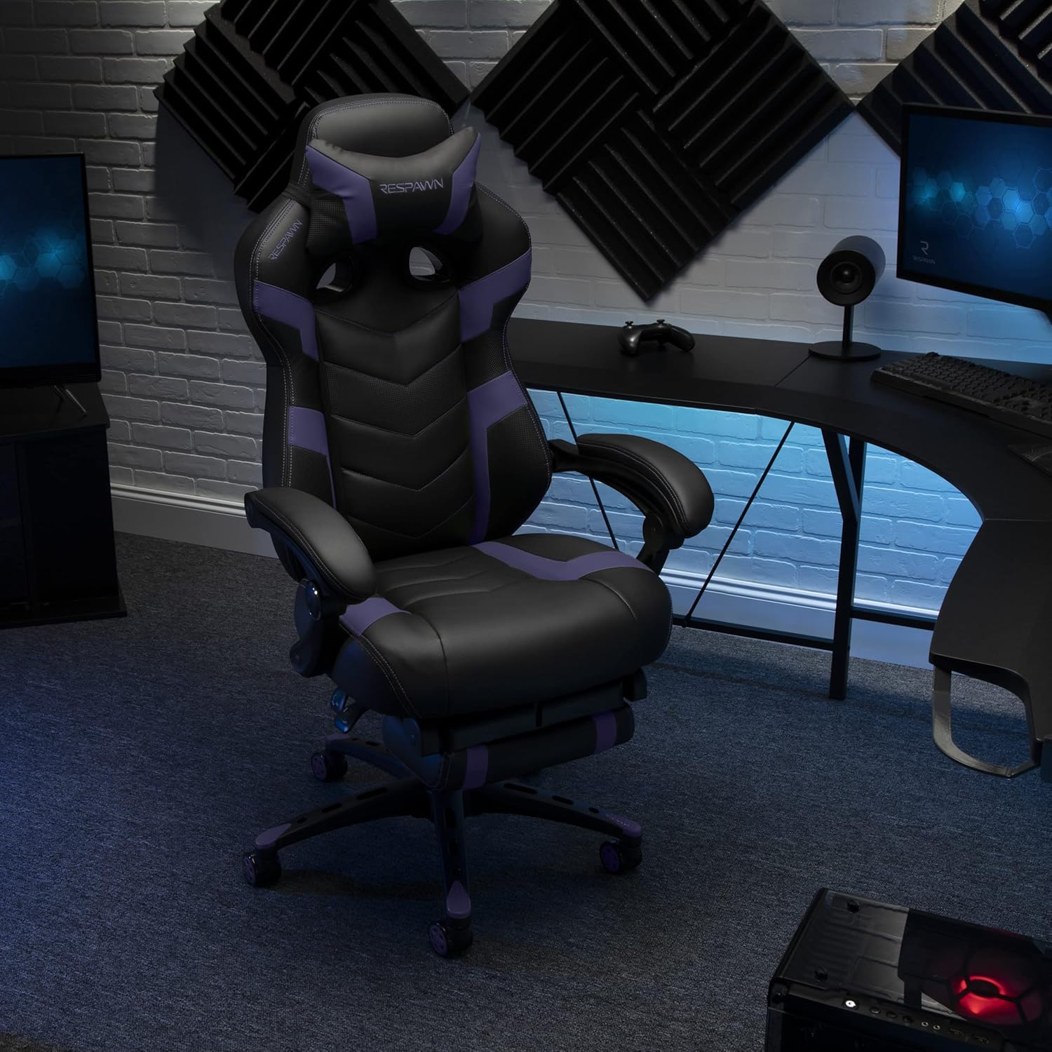 RESPAWN 110 Pro Ergonomic Gaming Chair with Footrest