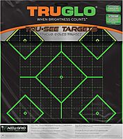 TRUGLO TRU-SEE 5-Diamond Splatter Targets - Fluorescent Self-Adhesive