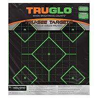 TRUGLO TRU-SEE 5-Diamond Splatter Targets - Fluorescent Self-Adhesive