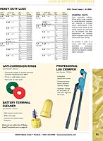 ANCOR MARINE GRADE 242287 Marine Grade Electrical Heavy Duty Tinned Copper Lugs (1/0-Gauge, Size 1/2 Screw, 10-Pack)