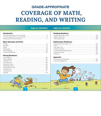 Carson Dellosa Comprehensive Curriculum of Basic Skills Preschool Workbook, Toddler Activity Book With Alphabet, Colors, Shapes, Counting, Phonics, and Pre Writing Practice
