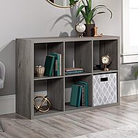 Sauder Select 44inH 6-Cube Organizer Storage Bookcase