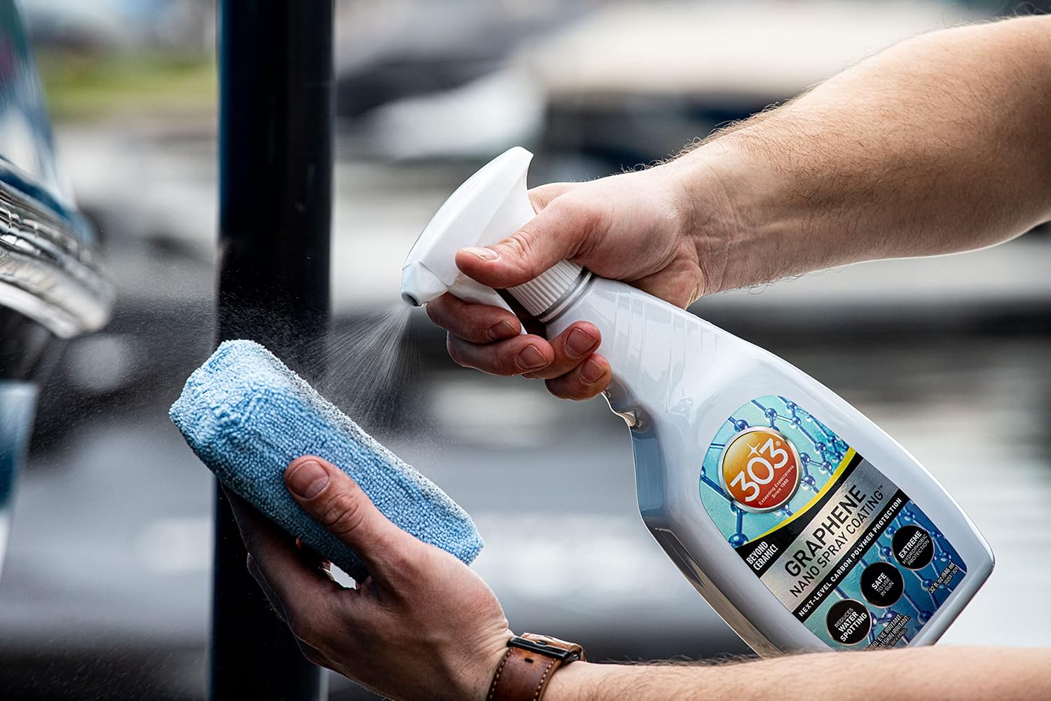 303 Products Marine Graphene Nano Spray Coating - Next Level Protection - Enhances Gloss and Depth