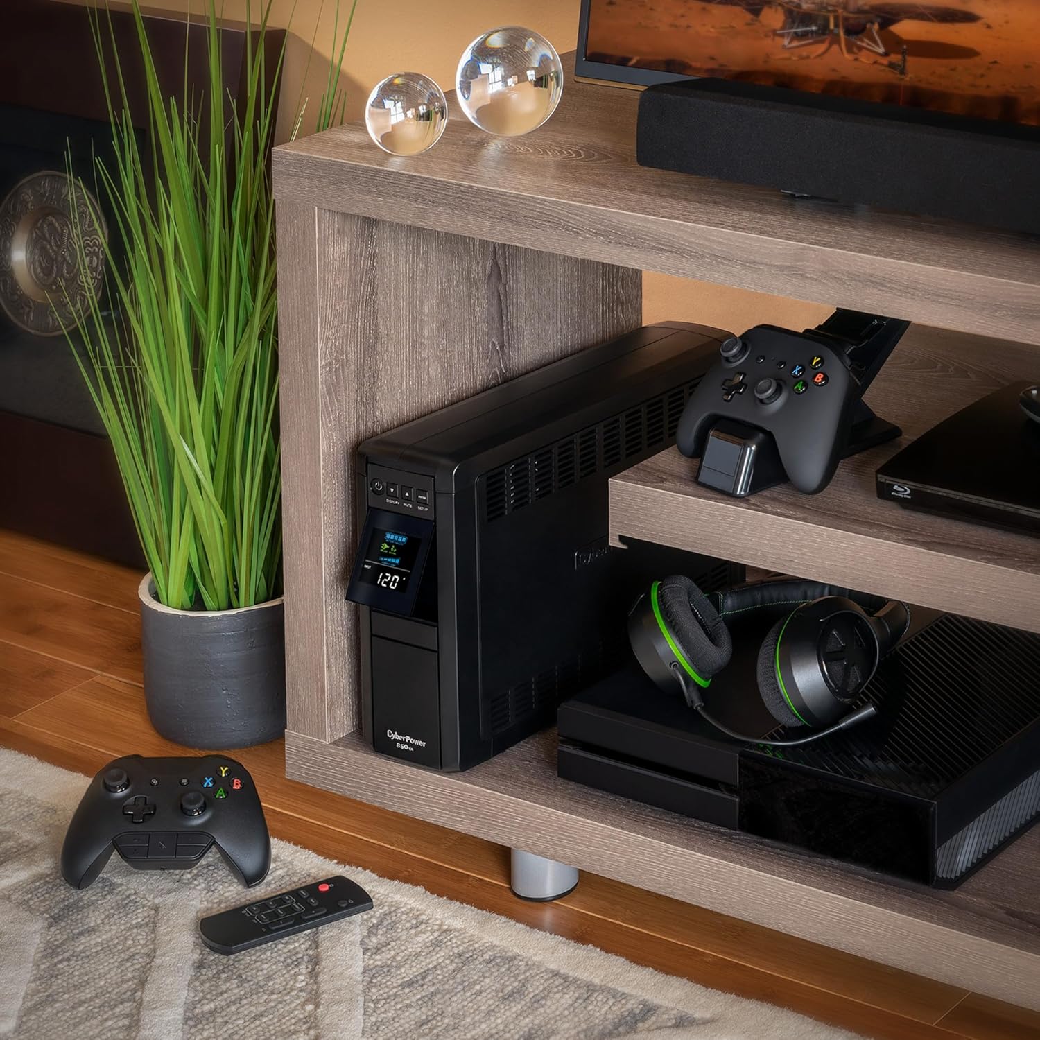 CyberPower PFC Sinewave UPS Battery Backup and Surge Protector, Mini-Tower