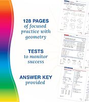 Spectrum Grades 6-8 Geometry Math Workbook, Mathematics Book for Kids Ages 11 to 14 Covering Geometric Shapes, Perimeter