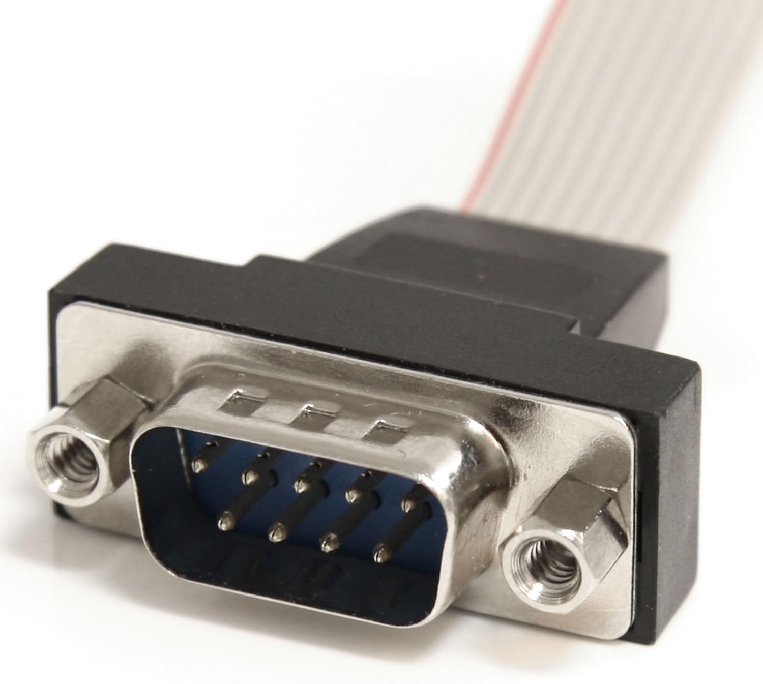 StarTech.com 16in 9 Pin Serial Male to 10 Pin Motherboard Header Panel Mount Cable - motherboard to RS232 (PNL9M16),Gray