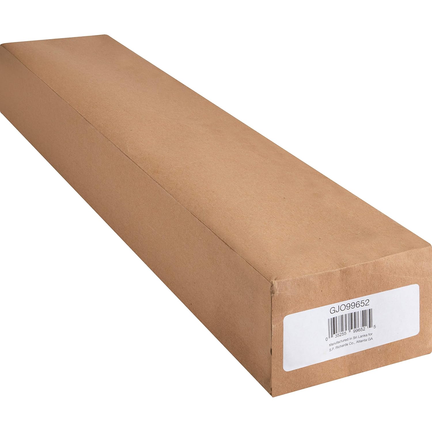 Genuine Joe 24" Push Broomhead, Lacquered Wood with Palmyra Fibers, Handle Not Included, 1 Count