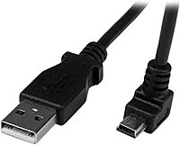 StarTech.com Angled Mini USB Cable - USB A to Mini B