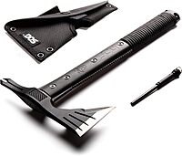 SOG Survival Hawk - Specialty Outdoor Tactical Hatchet, Fire Starter, Nail Puller & Folding Saw - Wood Saw, Hand Saw