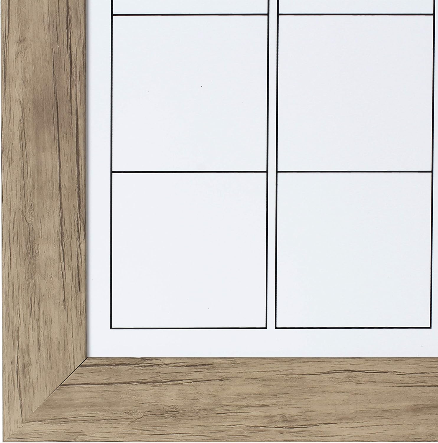 DESIGNOVATION Beatrice Framed Magnetic Dry-Erase Monthly Calendar