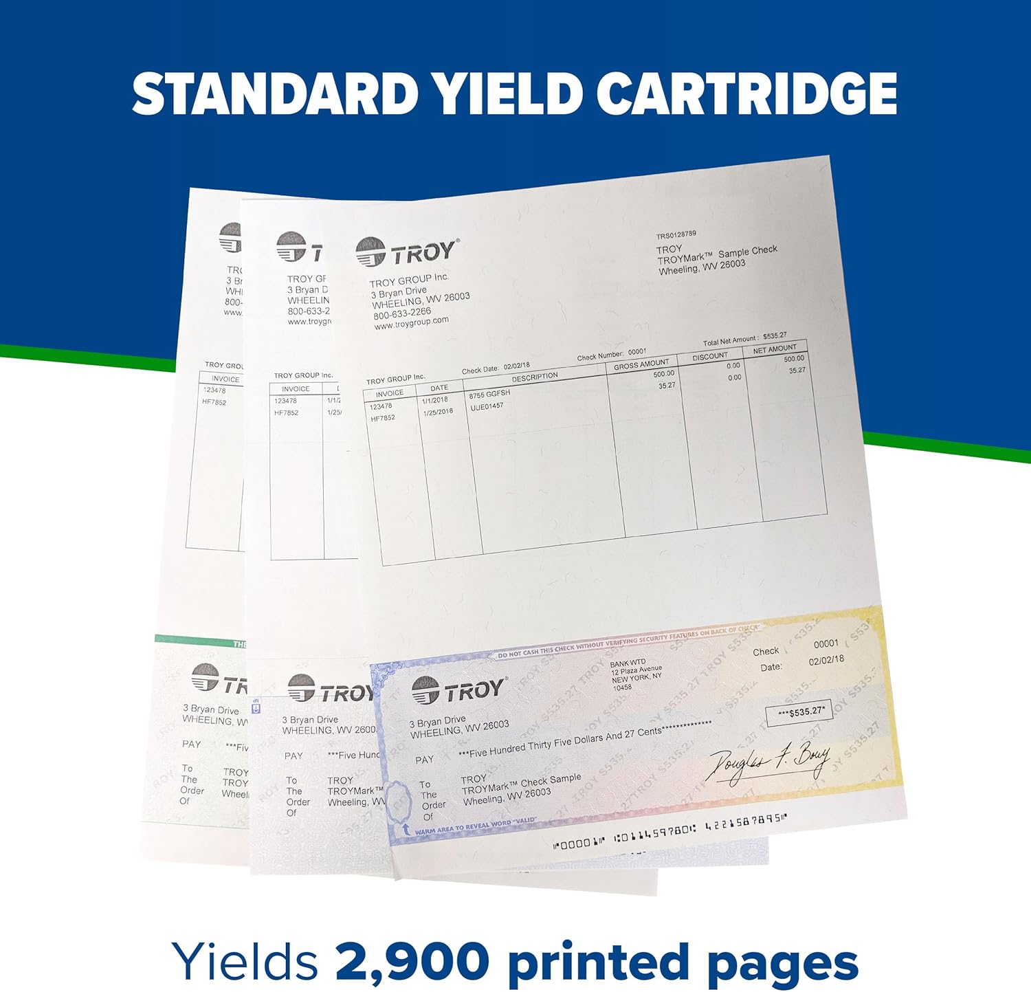 4001/4101 MICR Toner Secure Standard Yield Cartridge, Check Printing, Coordinating HP Part Number: W1480A, Yields 2900 Pages
