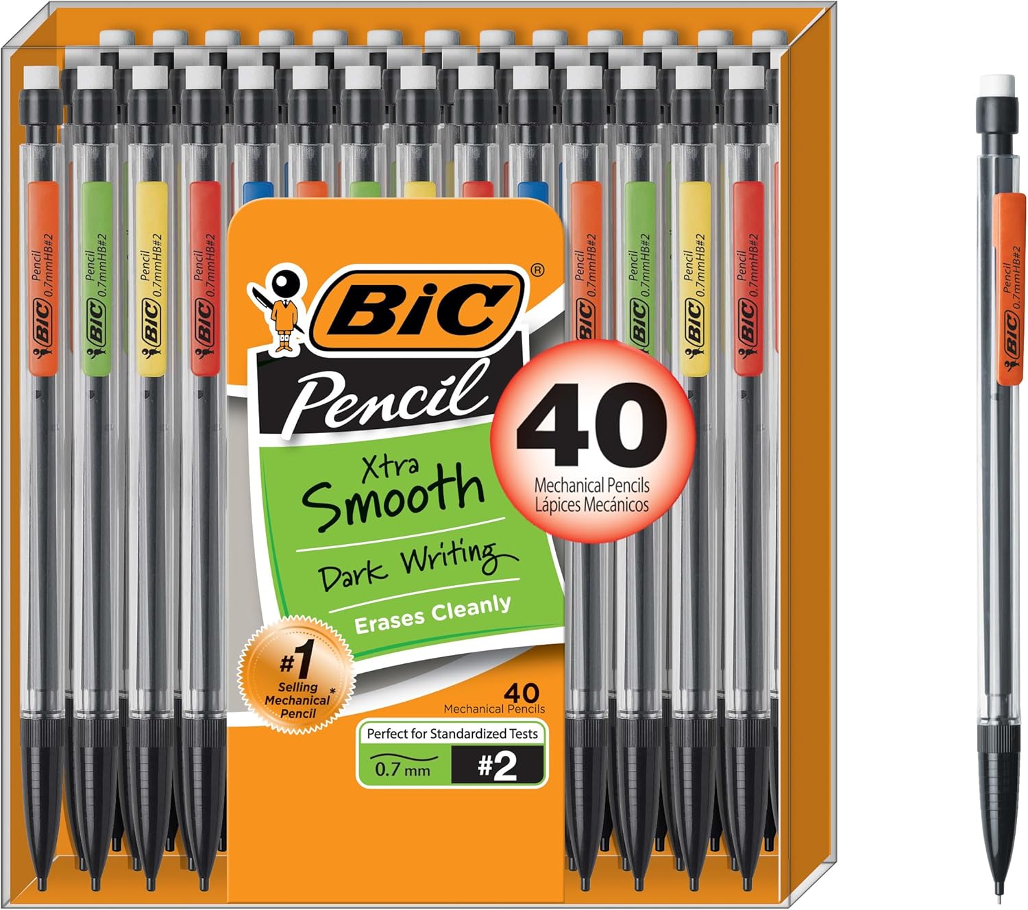 BIC Xtra Mechanical Pencils with Erasers