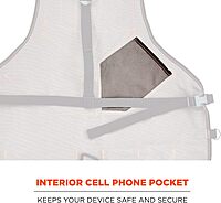 Ergodyne - 13696 Arsenal 5705 Full Length Tool Work Apron, 13-Pockets, Gray