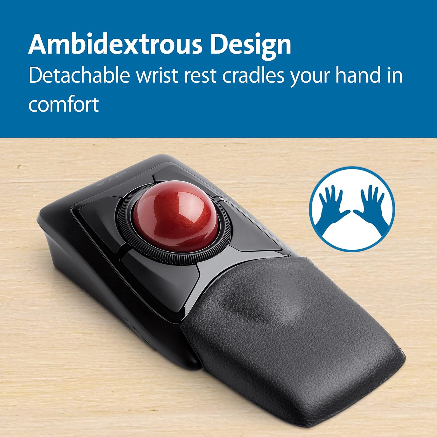 Kensington Expert Wireless Trackball Mouse (K72359WW) Black, 3.5" x 6.1" x 8" Wireless Mouse