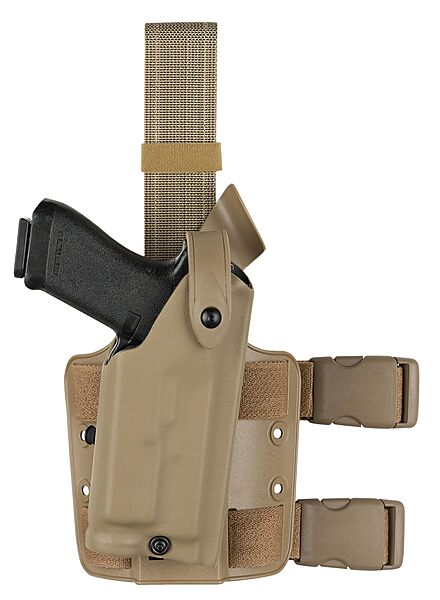 SAFARILAND 6004 Drop-Leg Tactical Holster with SLS Rotating Hood