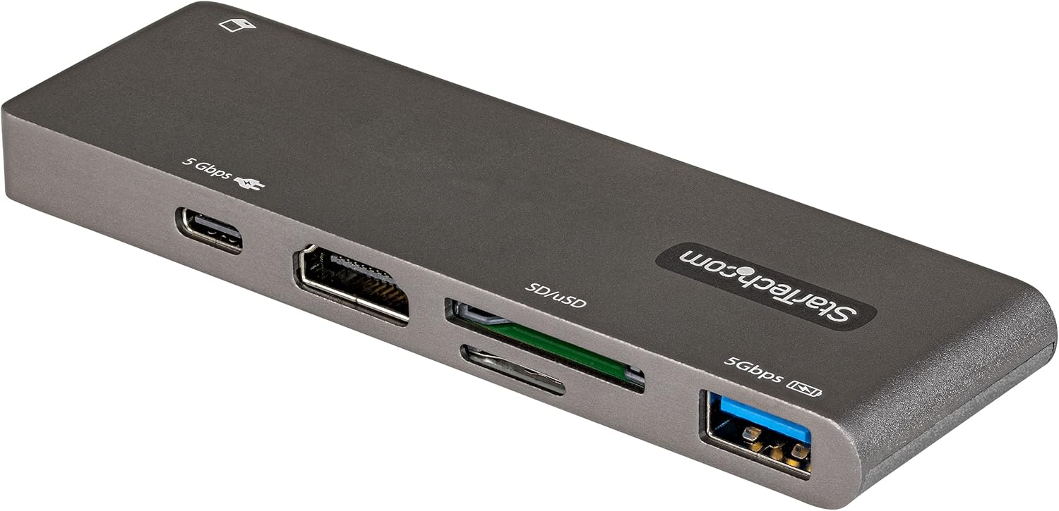 StarTech.com USB C Multiport Adapter for MacBook Pro/Air - USB Type-C to 4K HDMI, 100W Power Delivery Pass-Through
