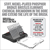 Real Avid Bore-Max Speed Brush Multi-Cal Pack - 10 Cleaning Brushes for Gun Cleaning