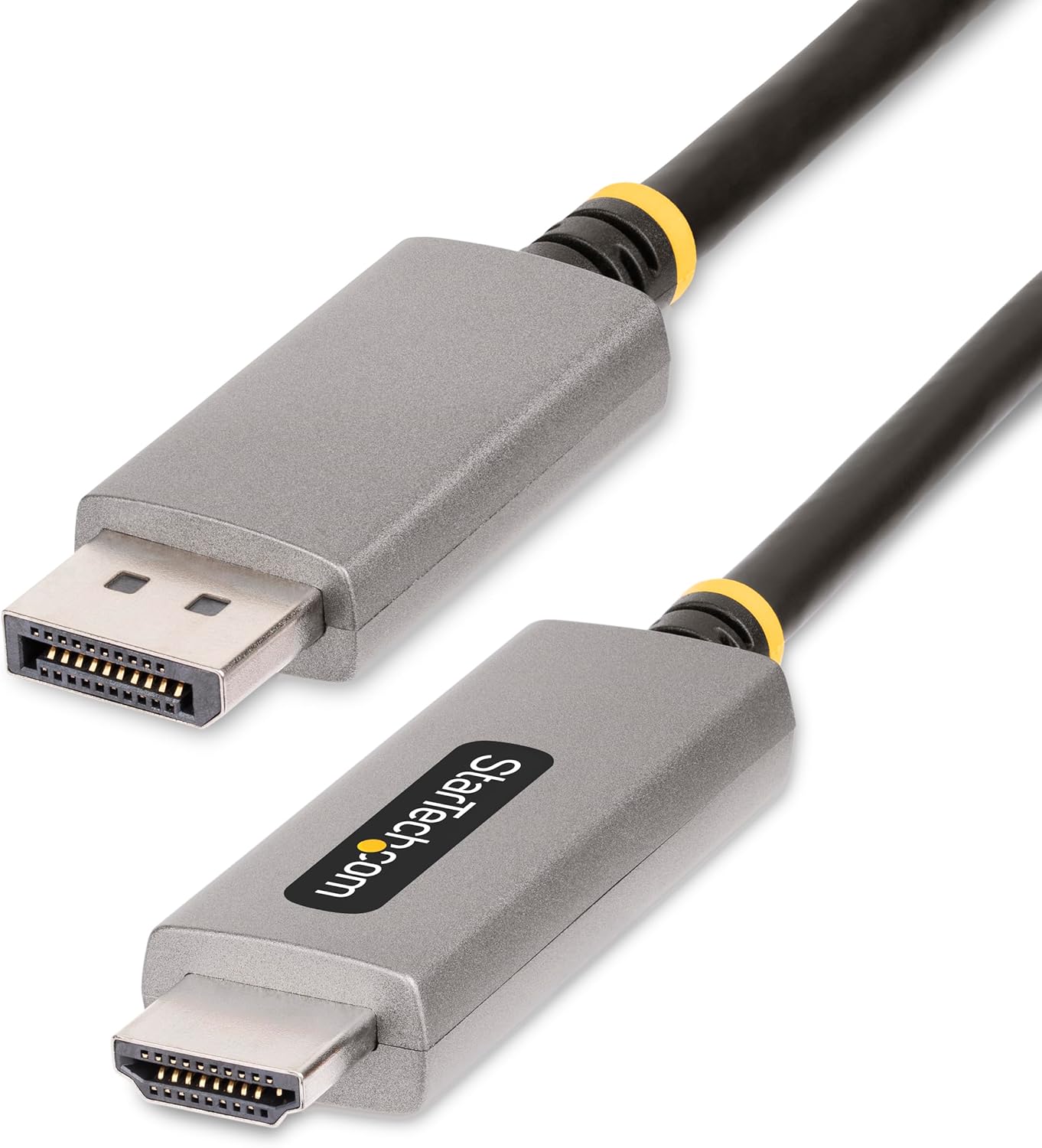 StarTech.com 6ft (2m) DisplayPort to HDMI Adapter Cable, 8K 60Hz, 4K 144Hz, HDR10, DP 1.4 to HDMI 2.1 Active Video Converter