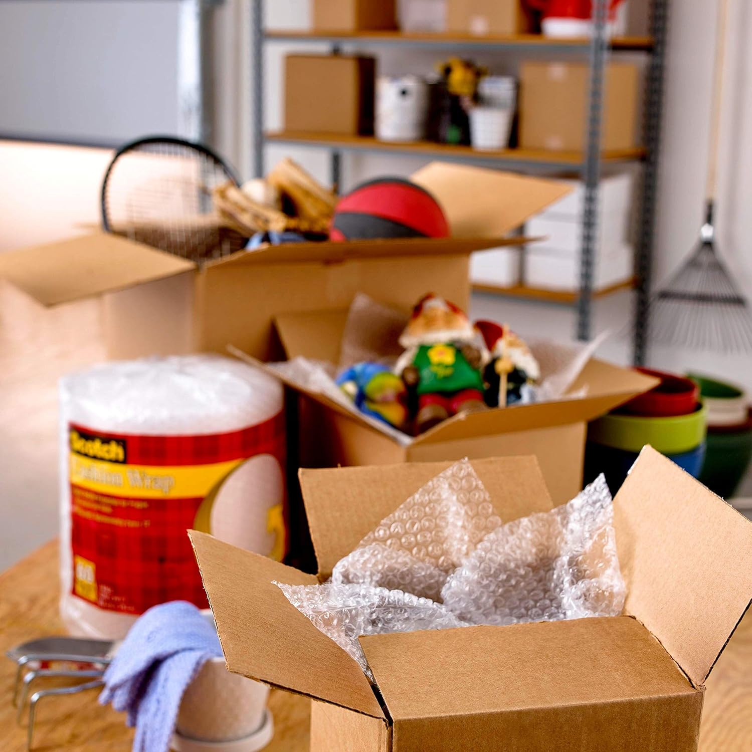 Scotch Sure Start Packing Tape, Clear, Holiday Wrapping Tape with Quiet Unwind and Easy Start, 1.88 in. x 22.2 yd