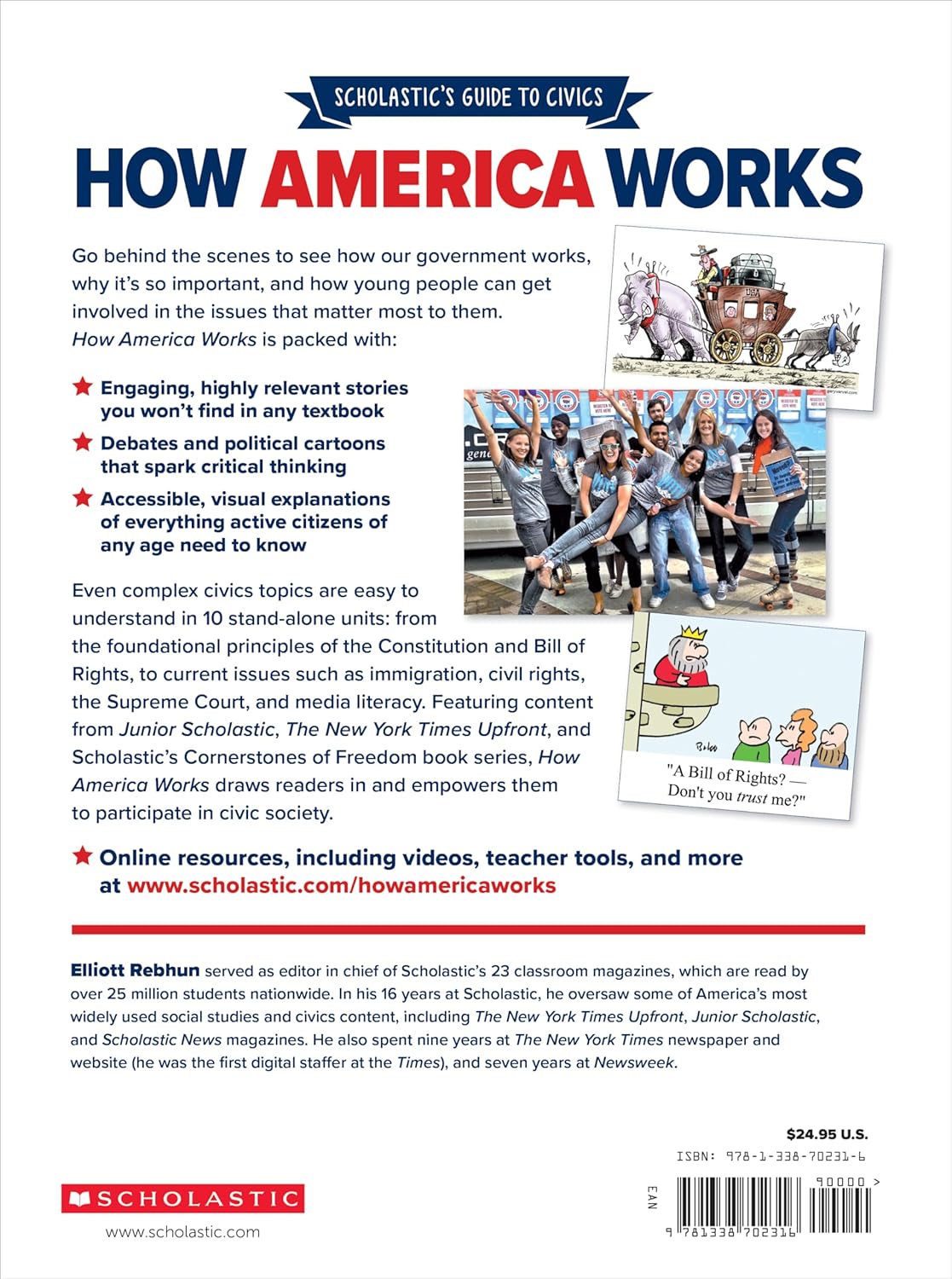 Scholastic's Guide to Civics: How America Works: Understanding Your Government and How You Can Get Involved