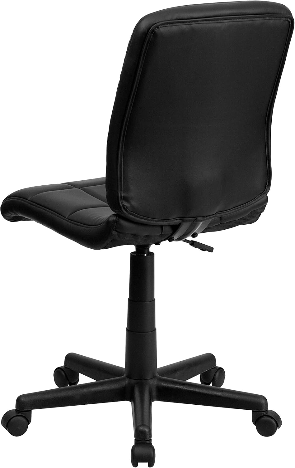 Flash Furniture Clayton Mid-Back Tufted Vinyl Upholstered Swivel Desk Chair with Padded Seat