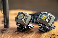 Smith & Wesson Night Guard Series Rechargeable Waterproof Headlamps with Hat/Pocket Clip