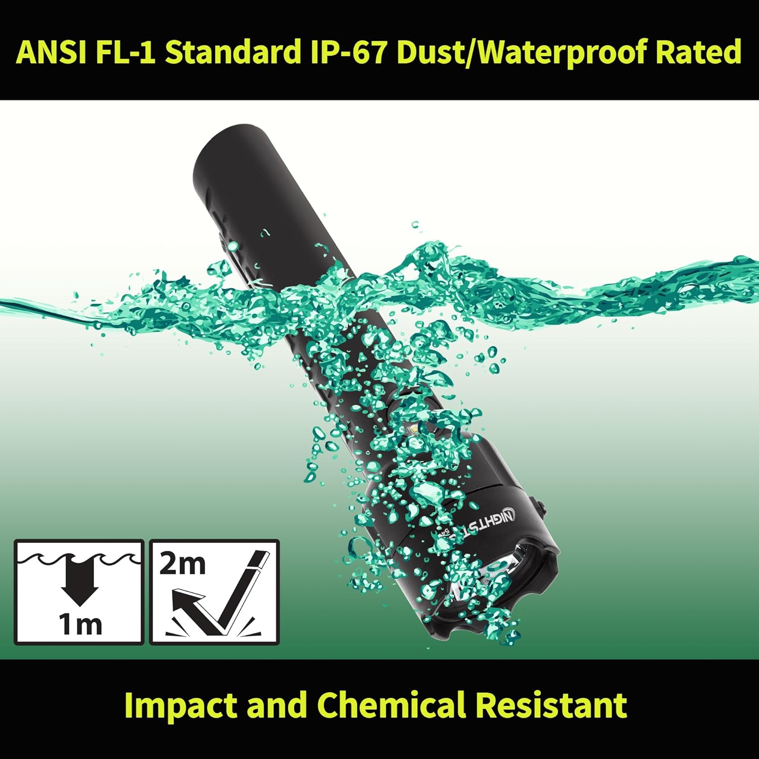 Nightstick XPP-5422 3 AA Intrinsically Safe Dual-Light Flashlight