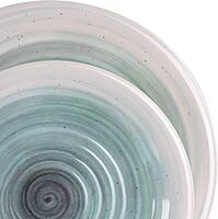 Elama 12-Piece Lightweight Melamine Dinnerware Set