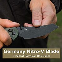 CIVIVI Sixgill Folding Pocket Knife for EDC, 3.41'' Blade