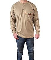 COMEAUX CAPS Comeaux FR Henley Welding Work Shirt - Flame Resistant