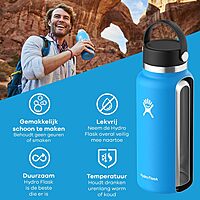 Hydro Flask Wide Mouth Insulated Water Bottle with Flex Cap