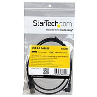 StarTech.com USB 2.0 A to Micro-B Angled Charge-and-Sync Cable