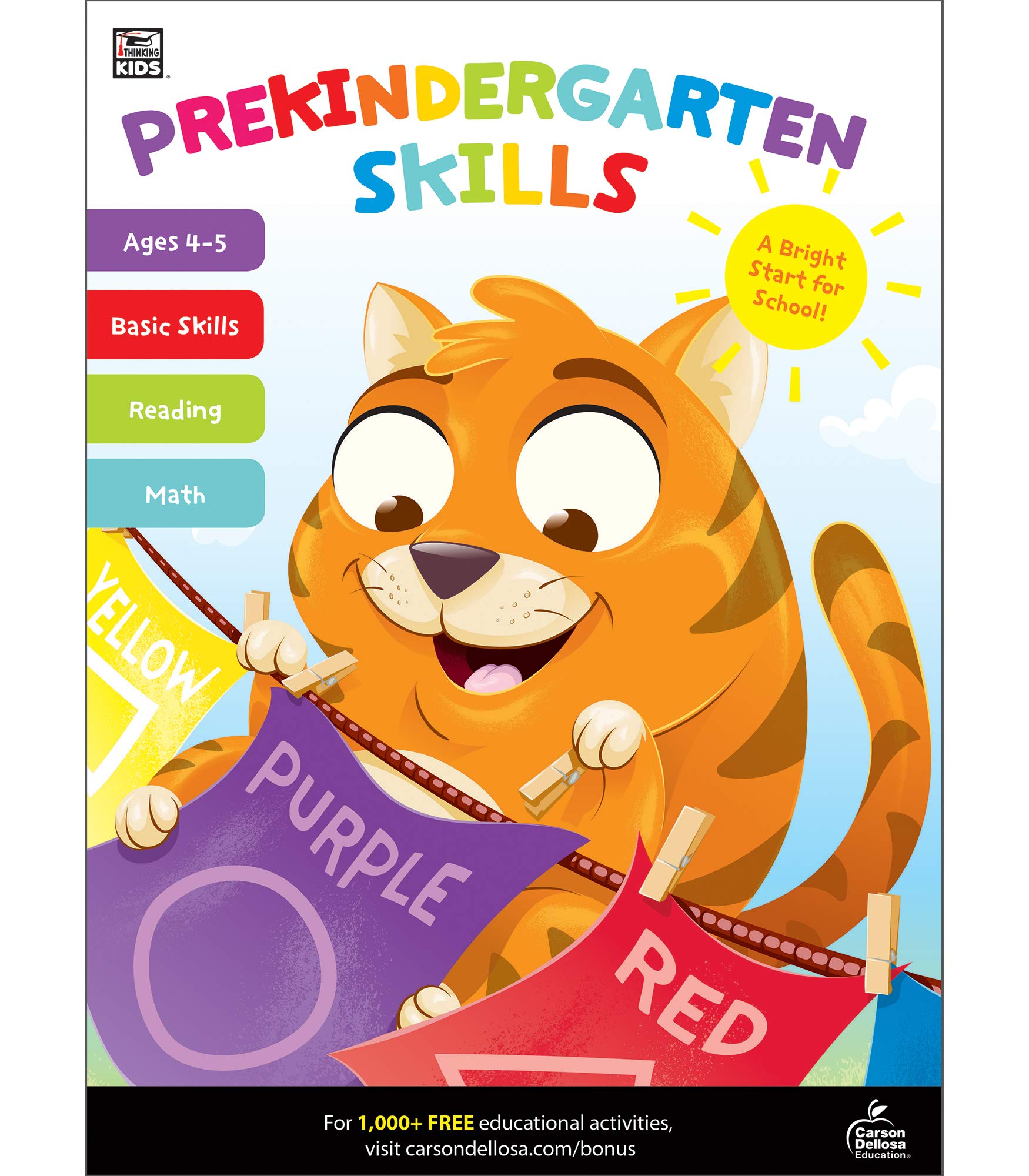 Carson Dellosa — Prekindergarten Skills Workbook for Prekindergarten, 320 Pages