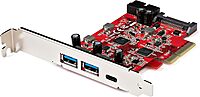 StarTech.com 5-Port USB PCIe Card - 10Gbps USB 3.1 Gen 2 PCIe Card w/ 1x USB-C & 2X USB-A - 1x 2 Port IDC (Internal 5Gbps USB Header Expansion) - USB C PCI Express Controller Card (PEXUSB312A1C1H)