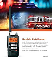 Uniden Bearcat BCD160DN Handheld Digital Scanner, Exclusive Features, Band Scope Rapid System/Channel Number Tagging