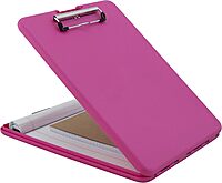 SAUNDERS SlimMate Letter-Size Plastic Storage Clipboard with Low-Profile Clip