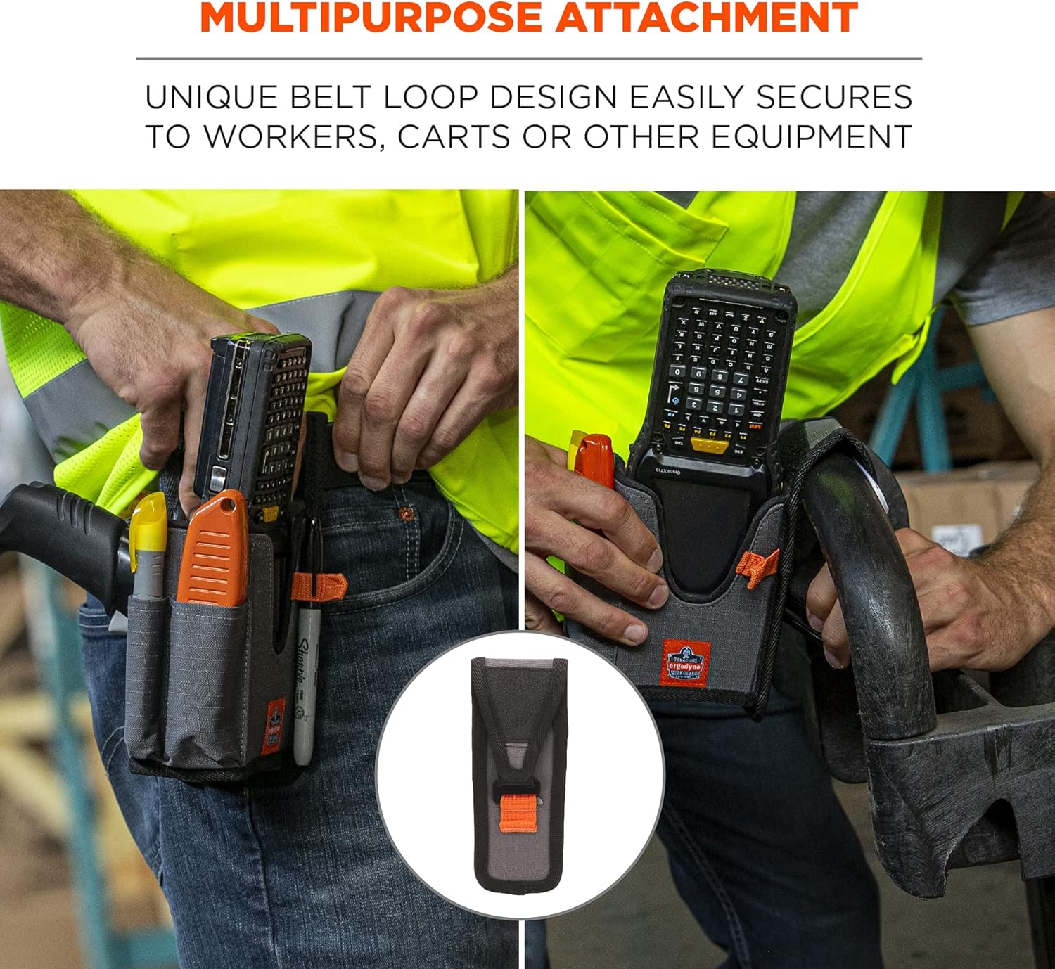 ERGODYNE Squids Barcode Scanner Holster with Belt Clip or Loop