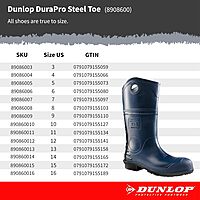 DUNLOP PROTECTIVE FOOTWEAR Durapro Steel Toe Waterproof PVC Work Boots