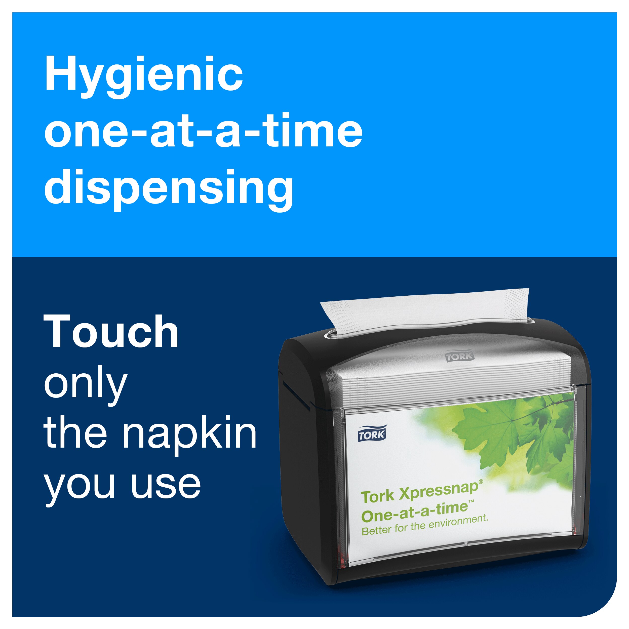 Essity Tork Advanced Xpressnap Dispenser Napkin 2-Ply White 32 / 250 cs