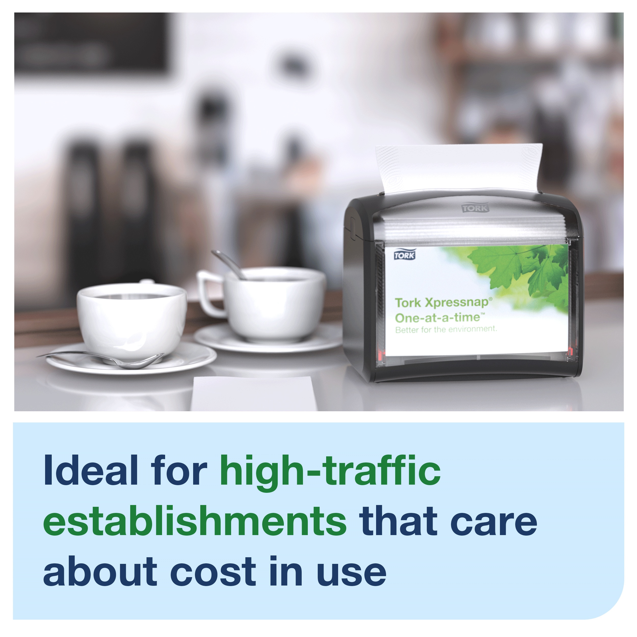 Essity Tork Advanced Xpressnap Dispenser Napkin 2-Ply White 32 / 250 cs