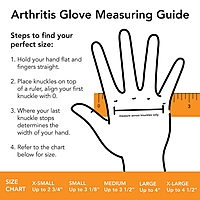 IMAK® Arthritis Compression Glove – Open Finger, Over-the-Wrist, Hand-Specific Pair