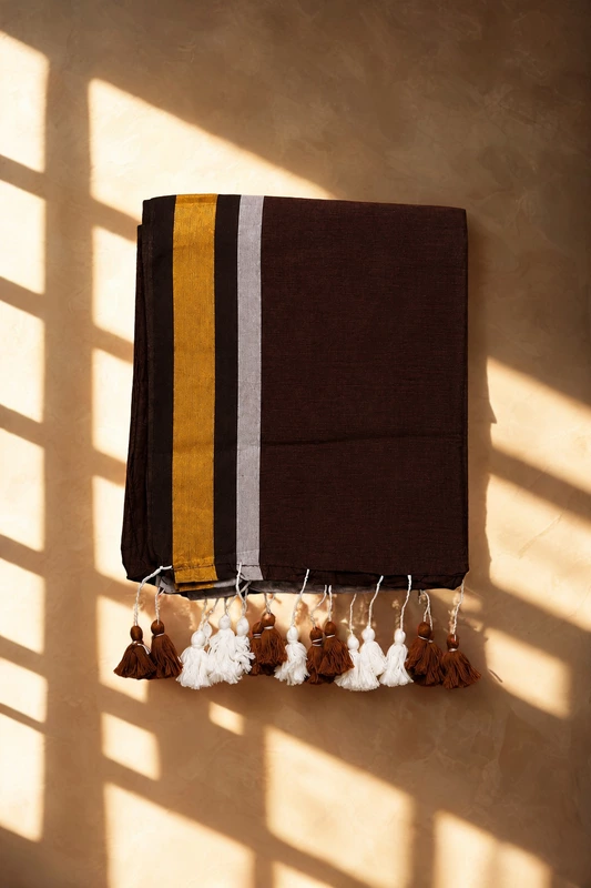 Mul half and half brown without blouse