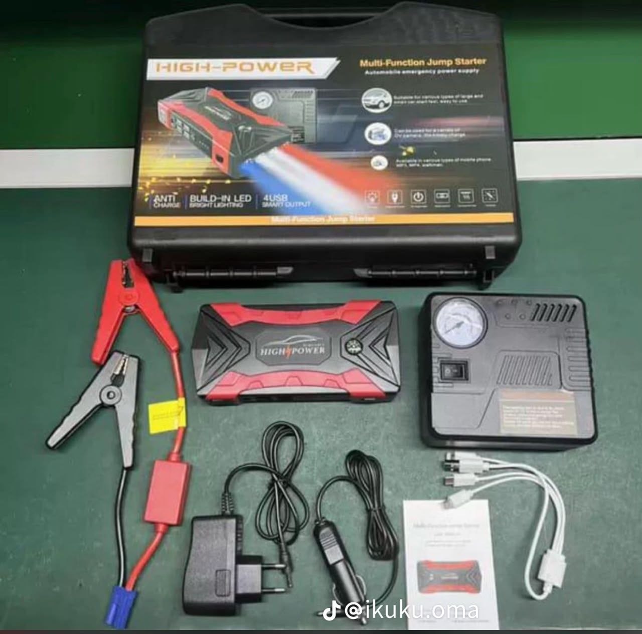 CAR UTILITY PACK - JUMP STARTER AND TYRE INFLATOR